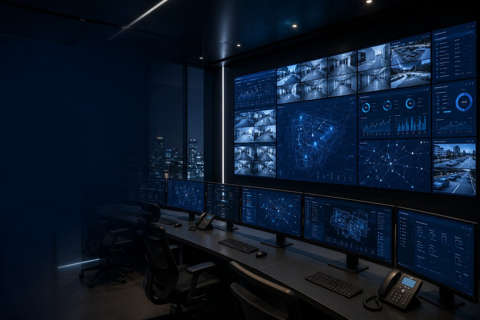 UKPLUS integrated security control room